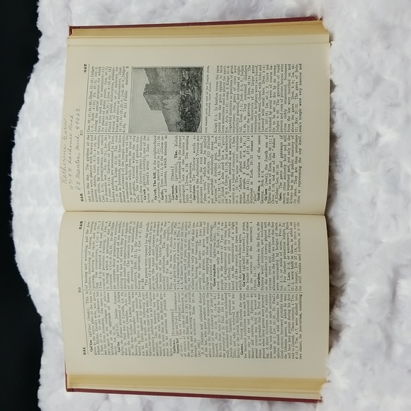 Peloubet's Bible Dictionary Red Hardcover Book - Picture 11 of 16